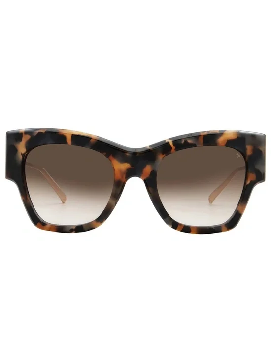 NWT Philipp Plein | Ladies Butterfly Sunglasses | Havana Purse Case & Chain Set - Picture 4 of 7